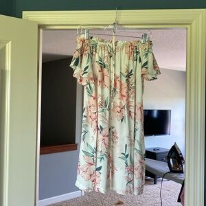 Cupshe Off-Shoulder Chiffon Dress